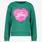 TwoDay meisjes sweater met hartje groen maat 92, Kleding | Dames, Truien en Vesten, Verzenden, Nieuw