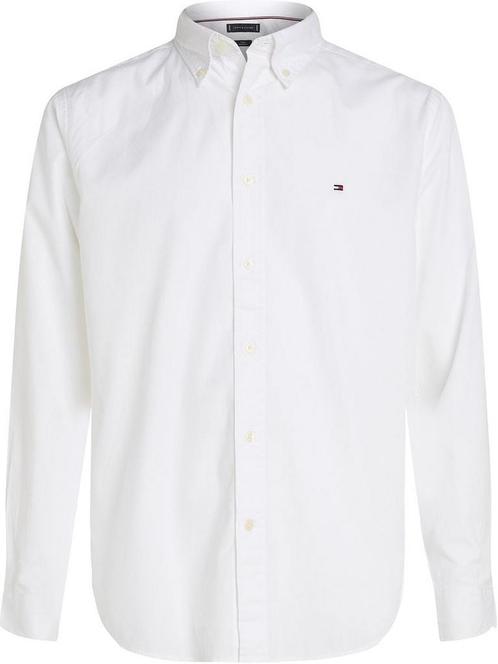 Tommy Hilfiger Poplin Overhemd Flex Wit maat XL Heren, Kleding | Heren, Overhemden, Wit, Nieuw, Verzenden
