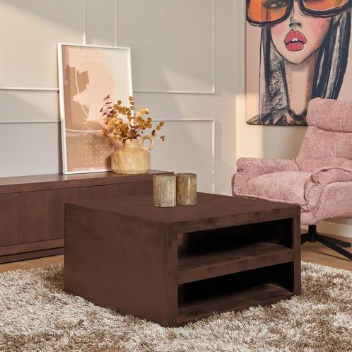 Salontafel Brussel Walnut, Huis en Inrichting, Tafels | Salontafels, Nieuw, Ophalen of Verzenden