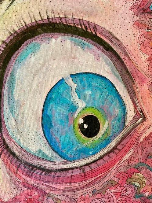 Roger Haus -  - The Eyes Of The Beholder, Antiek en Kunst, Kunst | Schilderijen | Modern