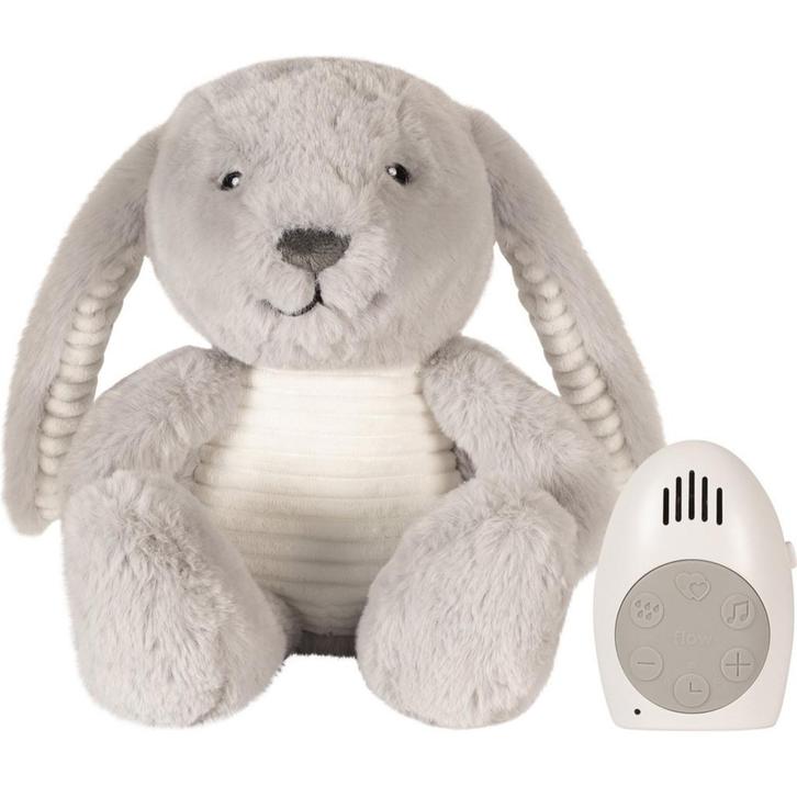 Grijs knuffelkonijn Milo met hartslagfunctie voor baby’s, Kinderen en Baby's, Speelgoed | Knuffels en Pluche, Nieuw, Ophalen of Verzenden