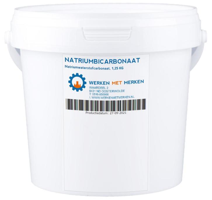 Wmm Chemie Natriumbicarbonaat baking soda 1,1 kg, pot, Doe-het-zelf en Verbouw, Overige Doe-het-zelf en Verbouw, Nieuw, Verzenden