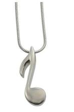 Ashanger, assieraad rvs muzieknoot, Sieraden, Tassen en Uiterlijk, Nieuw, Zilver, Overige materialen, Kruis of Symbool