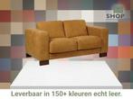 Leren bank Clear - 2 zits, Huis en Inrichting, Banken | Bankstellen, Bohemian, Eigentijds, Modern, Retro, Vintage, 150 tot 200 cm