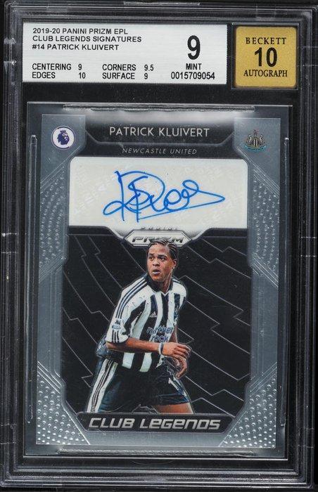2019-20 Panini Prizm EPL Club Legends Patrick Kluivert Auto, Verzamelen, Stickers