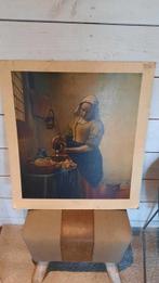 Schoolkaart - Karton, Het Melkmeisje - Johannes Vermeer, Antiek en Kunst