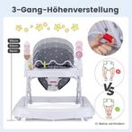 COSTWAY Opklapbare loophulp voor babys, loopwagen, 3-traps, Verzenden, Zo goed als nieuw