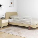 vidaXL Bedhekje peuter (76-137)x55 cm ijzer wit, Kinderen en Baby's, Verzenden, Nieuw