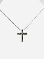 Ketting met hanger - 18 karaat Witgoud - 2.00ct. tw. Diamant