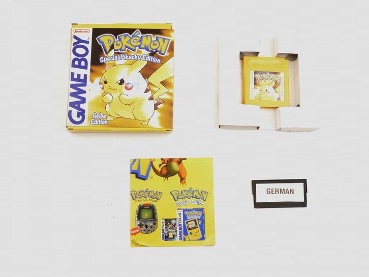 Pokemon Yellow (German) [Gameboy], Spelcomputers en Games, Games | Nintendo Game Boy, Zo goed als nieuw, Ophalen of Verzenden