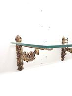 V.C.R - Wandtafel - Glas, Messing - Wandconsole 40 cm, Antiek en Kunst