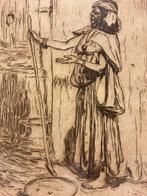 Hendrik J. Haverman (1857-1928) - Mais stampen., Antiek en Kunst