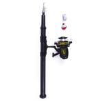 Benson Telescopische hengel set - 165 cm - compleet met m..., Watersport en Boten, Hengelsport | Algemeen, Ophalen of Verzenden