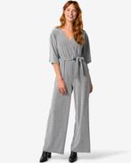 HEMA Damesjumpsuit Eileen glitter zilver, Kleding | Dames, Verzenden, Nieuw