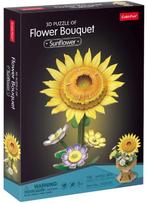 CubicFun 3D Puzzel - Flower Bouqet Zonnebloem (102 stukjes), Verzenden, Nieuw
