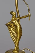 P. Lucas - Lamp - Verguld brons - Lamp in Art Déco-stijl, Antiek en Kunst