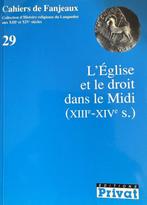EGLISE ET LE DROIT DANS LE MIDI (L) - FANJEAUX N29 (0):, Ophalen of Verzenden, Nieuw