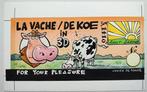 De Moor, Johan - 1 Original colour drawing - La Vache / De, Boeken, Stripboeken, Nieuw