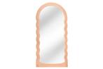 Muurspiegel WAVE 160cm apricot - 44677, Huis en Inrichting, Woonaccessoires | Spiegels, Ophalen of Verzenden, Nieuw