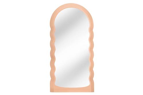 Muurspiegel WAVE 160cm apricot - 44677, Huis en Inrichting, Woonaccessoires | Spiegels, Ophalen of Verzenden