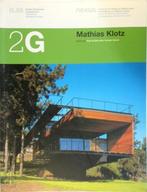 2G N.26 Mathias Klotz (2G: International Architecture Review, Nieuw, Verzenden