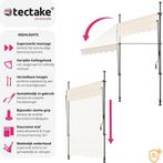 2dekans | tectake - klemluifel - Zonnescherm – Zonneluifel -, Tuin en Terras, Zonneschermen, Ophalen of Verzenden, Zo goed als nieuw