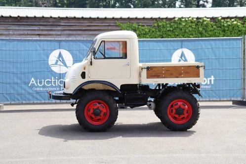 Veiling: Mercedes-Benz Unimog 401.104 Diesel 1955 (Marge), Auto's, Vrachtwagens, Handgeschakeld, Diesel, Wit, Mercedes-Benz, Ophalen