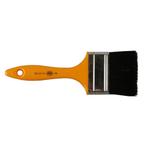 Benson Platte kwast - 70 mm breed - Geel/Zwart - Zwarte h..., Doe-het-zelf en Verbouw, Schildersmaterialen, Ophalen of Verzenden
