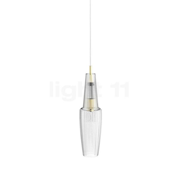 Mawa Gangkofner Pisa Hanglamp kristal, transparant/kabel wit, Huis en Inrichting, Lampen | Hanglampen, Nieuw, Verzenden