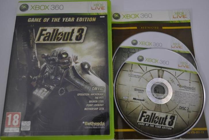 Fallout 3 - Game of the Year Edition (360), Spelcomputers en Games, Games | Xbox 360, Zo goed als nieuw, Verzenden