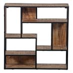 Wandrek Mangohout Bowi 60x60 cm, Huis en Inrichting, Kasten | Wandmeubels, Verzenden, Nieuw, Minder dan 25 cm, Minder dan 100 cm