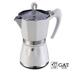 G.A.T. Italia Bella Percolator Wit 6 kops, Witgoed en Apparatuur, Koffiezetapparaten, Afneembaar waterreservoir, Nieuw, Koffiebonen
