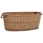 vidaXL Houtmand met handvatten 88x57x34 cm natuurlijk, Verzenden, Nieuw