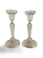 Taperstick (kleine blaker met een dunne pijp) (2) - Glas -, Antiek en Kunst