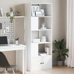 vidaXL Boekenkast 70x36x189 cm bewerkt hout wit, Verzenden, Nieuw, Overige houtsoorten