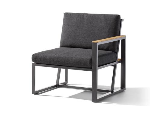 Sieger Havanna 1-zits zijkant rechts - Grijs, Tuin en Terras, Tuinsets en Loungesets, Ophalen of Verzenden