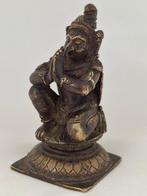 Beeld, Oude bronzen Garuda - 12.5 cm - Brons, Antiek en Kunst