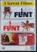 Our Man Flint + In like Flint + Billion dollar Brain (3 disc, Cd's en Dvd's, Dvd's | Tv en Series, Verzenden, Boxset, Zo goed als nieuw