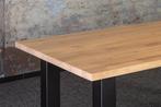 Eiken Tafels | RECHTHOEK recht of facet | Zelf samenstellen, Nieuw, Eikenhout, Rechthoekig, Rustiek Warm Natuurlijk Landelijk Karakter Modern
