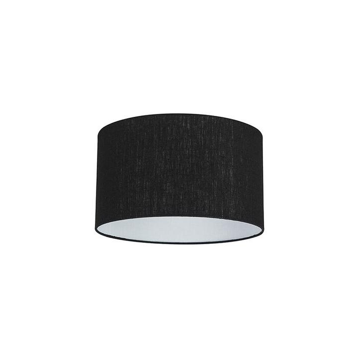 Stoffen lampenkap zwart 35/35/20, Huis en Inrichting, Lampen | Lampenkappen, Zwart, Nieuw, Rond, Verzenden