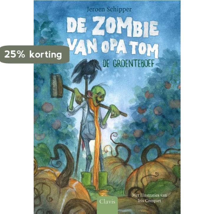 De groenteboef / De zombie van opa Tom / 1 9789044837872, Boeken, Kinderboeken | Jeugd | onder 10 jaar, Gelezen, Verzenden