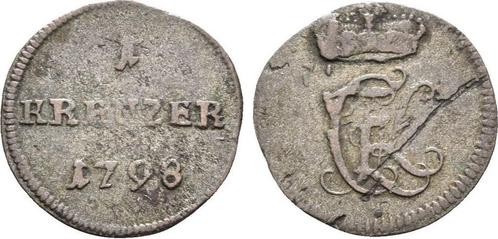 1 Kreuzer 1798 Loewenstein Wertheim: Dominik Konstantin,..., Postzegels en Munten, Munten | Europa | Niet-Euromunten, Verzenden