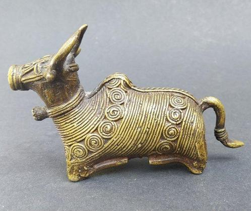 De heilige stier Nandi - Brons - India - Vroegere 20e eeuw, Antiek en Kunst, Kunst | Niet-Westerse kunst