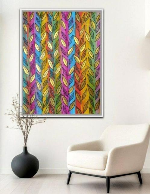 Natia Antadze - Abstrakte Komposition - XXL, Antiek en Kunst, Kunst | Schilderijen | Modern