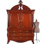 Reusachtig Fries kabinet prachtige oude meekrap-kleur No860, Antiek en Kunst, Ophalen of Verzenden