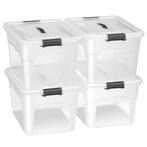 Opbergdoos / Opslagbox 30 L - Kunststof - 4-Delig - Incl. De, Tuin en Terras, Verzenden, Nieuw