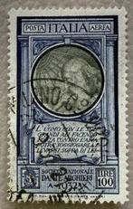 Koninkrijk Italië 1932 - 100 blauwe en olijfgroene lire, Pro, Postzegels en Munten, Gestempeld