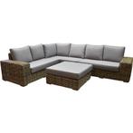 Otava hoek loungeset 5-delig naturel rotan, Tuin en Terras, Tuinsets en Loungesets, Ophalen of Verzenden, Nieuw