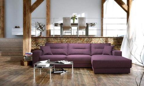 Loungebank Venray - loungebanken - Paars, Huis en Inrichting, Banken | Sofa's en Chaises Longues, Nieuw, Stof
