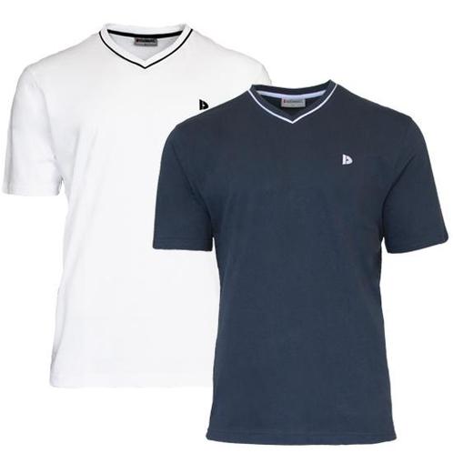 Donnay Donnay Heren - 2-Pack - T-Shirt Jason - Wit &, Kleding | Heren, T-shirts, Nieuw, Verzenden